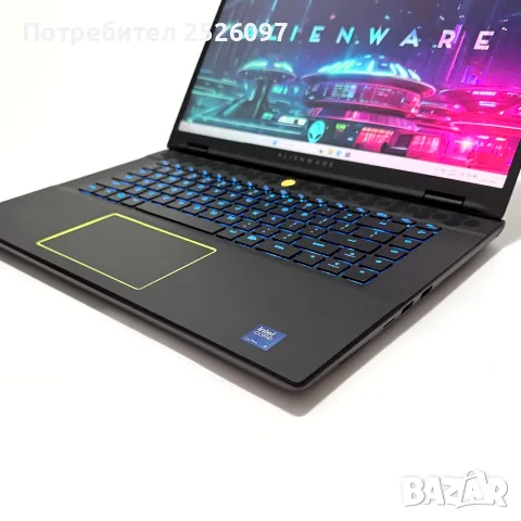 DELL Alienware M16/QHD+ 240Hz/Ultra 9 185H/RTX 4070/2TB/32GB DDR5/RGB, снимка 4 - Лаптопи за игри - 55855907