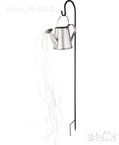 Градинска соларна лампа "Лейка", снимка 3 - Соларни лампи - 49629930