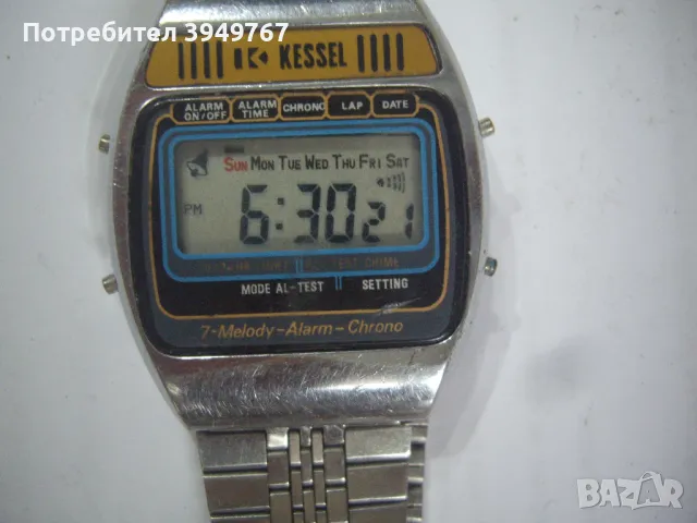 Стар електронен часовник., снимка 2 - Мъжки - 50351211