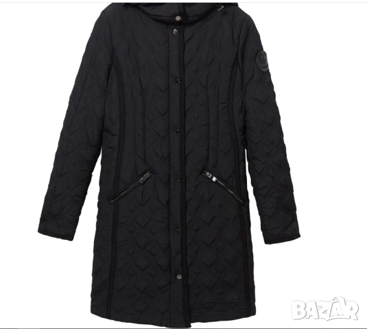  дълго капитонирано  палто / яке Desigual Leicester 19wwewc4 размер Л -ХЛ  / 44, снимка 3 - Якета - 52644429