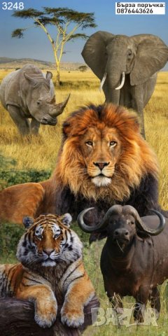 Диамантен гоблен Диви животни 1, снимка 1