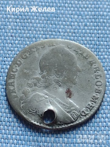 Сребърна монета 6 кройцера 1762г. Франц първи Кремниц Свещена Римска Империя 13787, снимка 5 - Нумизматика и бонистика - 42915660