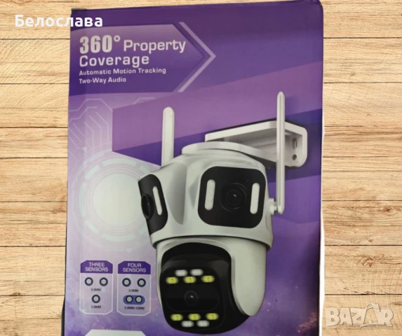 Камера за видеонаблюдение  , 2CPU, 360 градуса , 2way audio, снимка 1