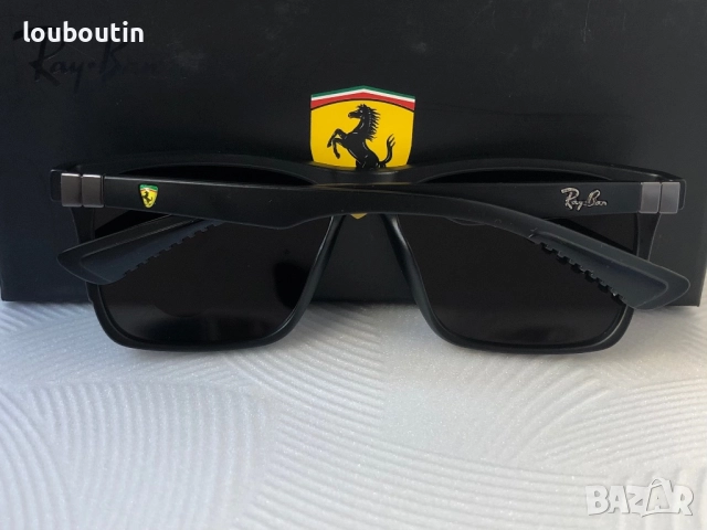 Ray Ban Ferrari класически мъжки слънчеви очила с поляризация, снимка 13 - Слънчеви и диоптрични очила - 52916146