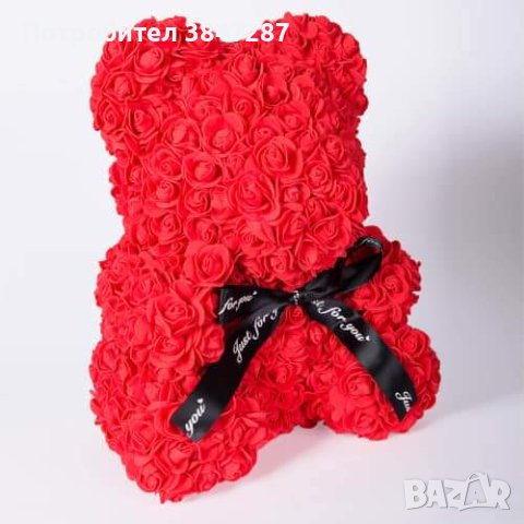 Червено мече от рози , снимка 3 - Романтични подаръци - 44157352