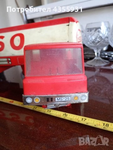 50см Стара играчка камион старинна играчка метален камион  стари играчки камионче, снимка 8 - Колекции - 52160137