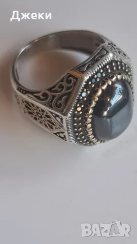 Мъжки СРЕБЪРЕН пръстен /925/-18 гр./