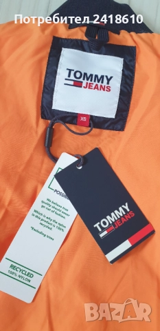 Tommy Hilfiger Womens Bomber Jacket Oversize Size XS НОВО! ОРИГИНАЛ! Дамско Зимно  Яке!, снимка 3 - Якета - 52138444