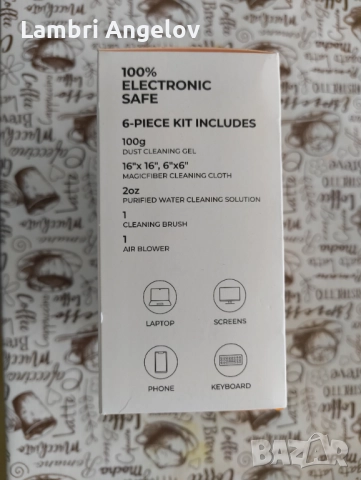 Дигитален сет за почистване на чувствителни повърхности,камери,сензори,екрани,6 части, снимка 2 - Друга електроника - 52846150