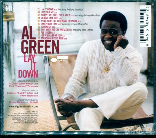 Al Green-Lay it Down, снимка 2 - CD дискове - 37718252