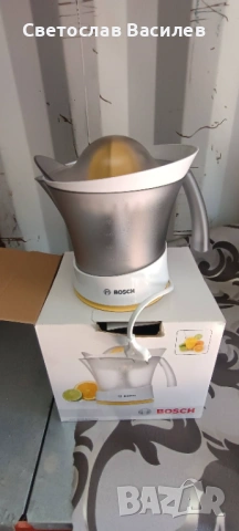 Сокоизстисквачка Bosch като ново за цитрусови плодове