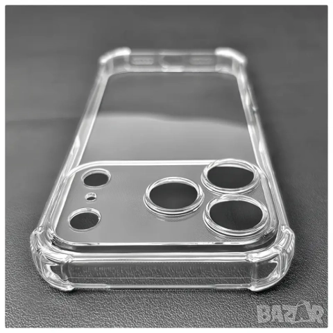Прозрачен Кейс за iPhone 17 Pro - Устойчив на Падане, снимка 3 - Калъфи, кейсове - 52231541