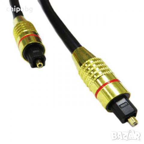 Оптичен аудио кабел DeTech, Toslink, 5.0м, Черен, снимка 2 - Други - 36544908