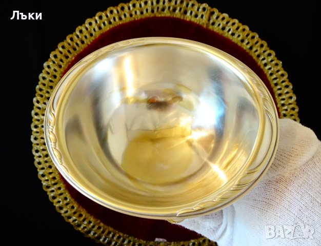 WMF бронзов сет за сервиране,каничка,купа,поднос. , снимка 5 - Антикварни и старинни предмети - 38839195