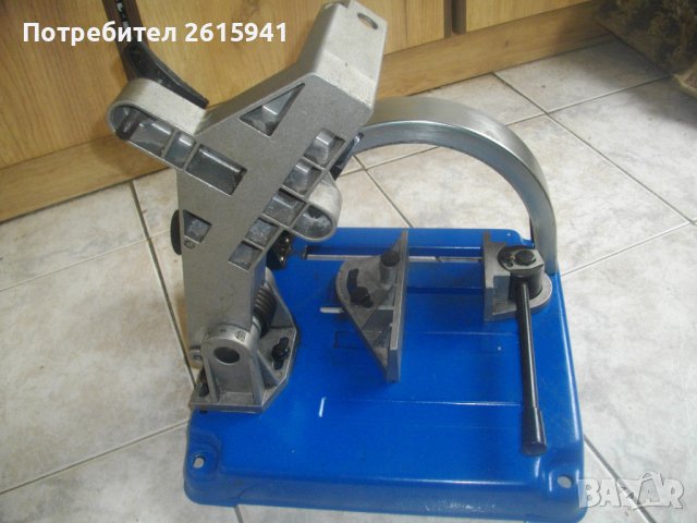 7,8кг-Голяма/Масивна Стойка За Голям Ъглошлайф-ф230мм-Почти Нова/С Менгеме, снимка 1