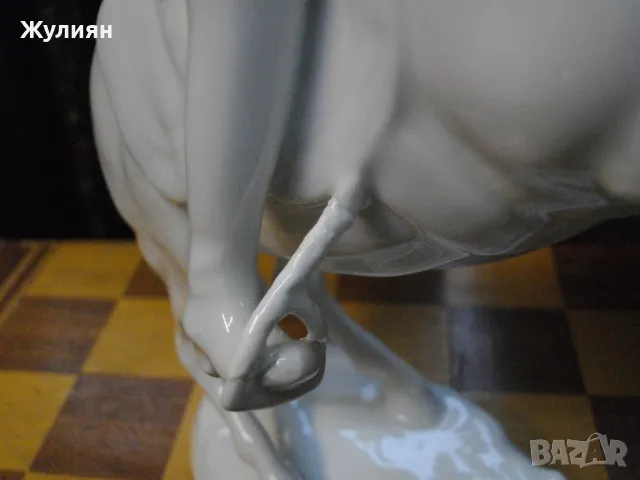 СТАР НЕМСКИ ПОРЦЕЛАН КОН ВОЙНИК GEROLD PORZELLAN , снимка 7 - Антикварни и старинни предмети - 49849520