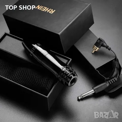 HAWINK Rotary Tattoo Maschine Kit Професионална писалка за татуировки RCA, снимка 4 - Гедорета - 48764467