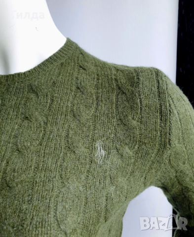 POLO Ralph Lauren вълна и кашмир пуловер L, снимка 2 - Блузи с дълъг ръкав и пуловери - 52777393