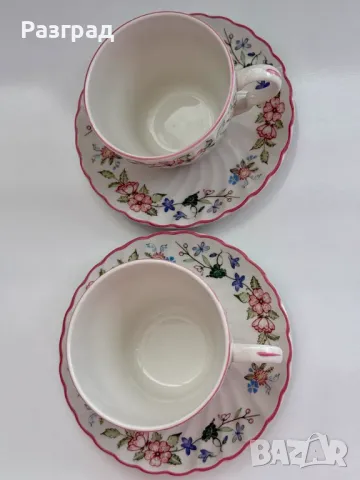 Две английски чаши за чай Wood & sons, снимка 4 - Чаши - 49532785