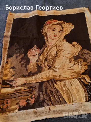 Гоблен весталка , снимка 6 - Гоблени - 48302880