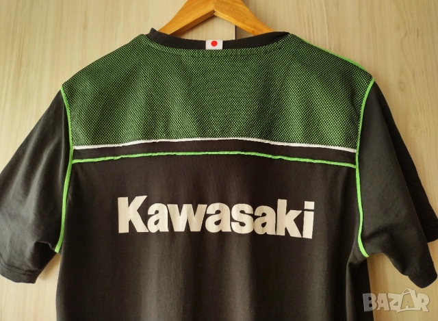 Kawasaki Motor Racing - мъжка тениска, снимка 2 - Тениски - 51895478