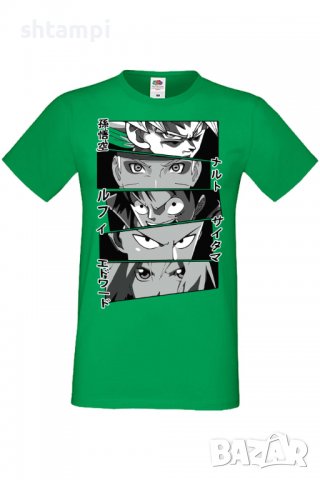 Мъжка тениска Anime Heroes Naruto Goku Luffy Sakura,Анимация,игра,Празник,Повод,, снимка 7 - Тениски - 38074950