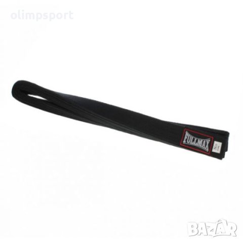 Колан за карате джудо  max 270см. Много добра устойчивост и здравина Памук Цвят черен