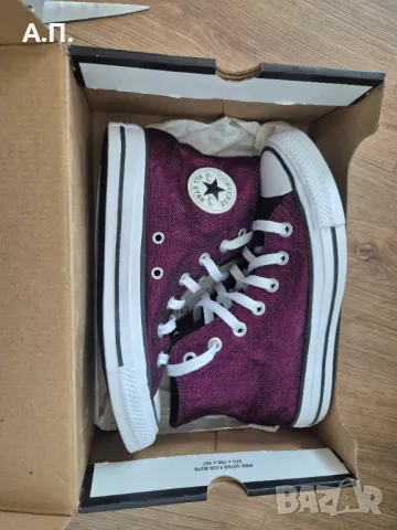 Високи кецове Converse , снимка 3 - Маратонки - 49523457