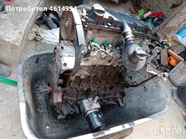 Двигател за Пежо 307 SW 2000 дизел 90к.с 2003г , снимка 3 - Части - 54243460
