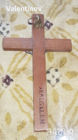 Старинен дървен кръст, снимка 3 - Антикварни и старинни предмети - 53201725