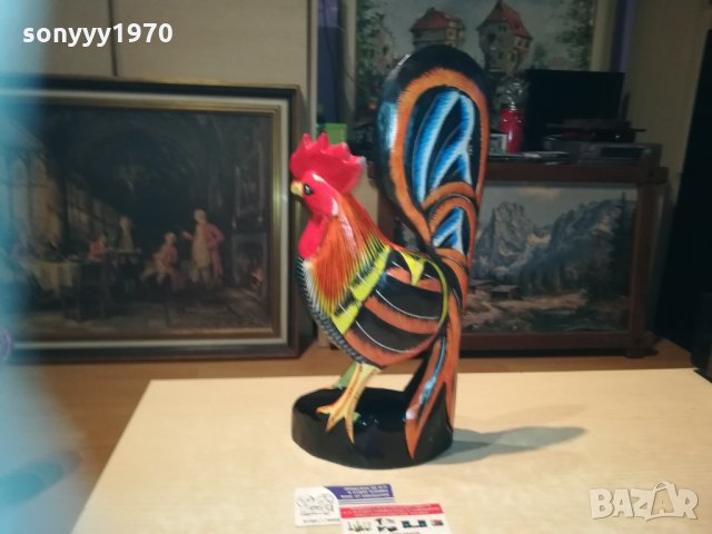 Петел от дърво-ЦВЕТЕН ръчна изработка 3112201848, снимка 15 - Колекции - 31268586