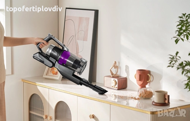 Безкабелна прахосмукачка самопочистваща Eureka,Гаранция, снимка 7 - Прахосмукачки - 52253705