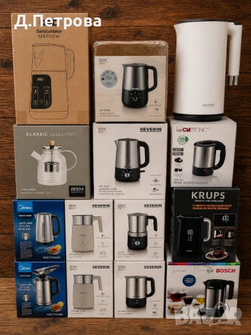 Електрически кани и уреди за разпенване на мляко