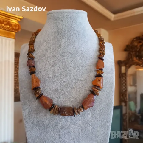 Колиета от балтийски кехлибар , снимка 5 - Колиета, медальони, синджири - 45545658