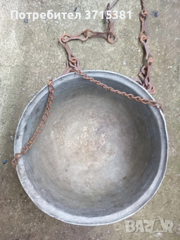 Чувен алуминиев с кована верига, снимка 5 - Антикварни и старинни предмети - 51944984