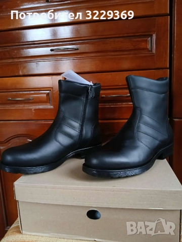 Боти ботушки с цип 43р., снимка 5 - Мъжки боти - 52345839