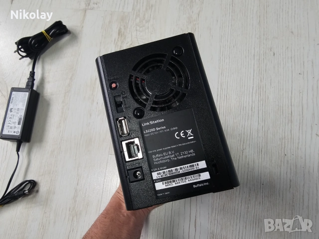 BUFFALO LinkStation LS220D 2TB NAS устройство, снимка 4 - Работни компютри - 53274540