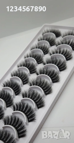 6D Мигли 10 чифта , снимка 4 - Други - 53095907