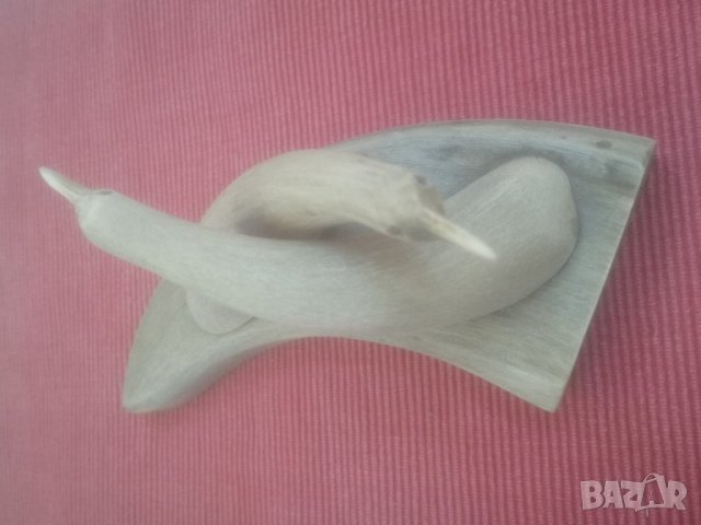 Стара статуетка от рог. , снимка 5 - Колекции - 31476169