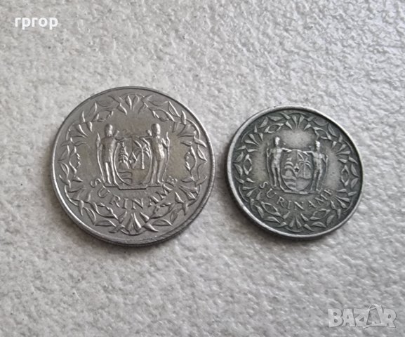 Монети. Суринам . 25 и 100 цента. 1976, 1989 година . 2 бр, снимка 4 - Нумизматика и бонистика - 42425227