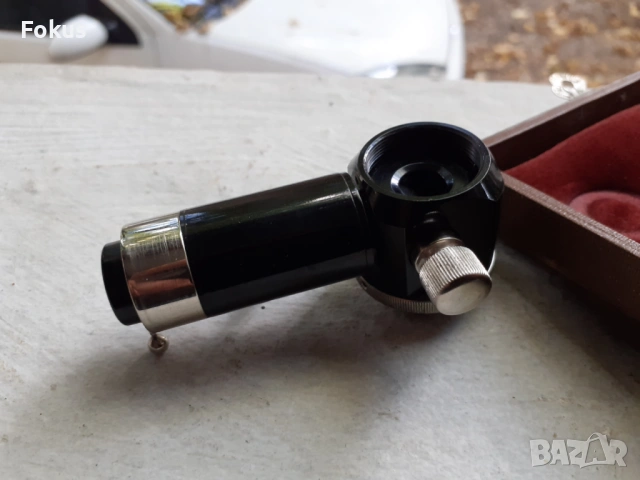 Стар уред от микроскоп в кутия, снимка 4 - Антикварни и старинни предмети - 53294256