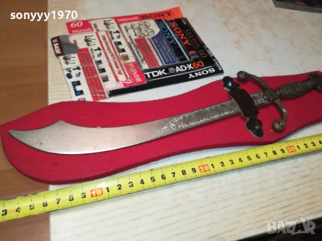 КОЛЕКЦИОНЕРСКИ МЕЧ 40СМ ОТ ФРАНЦИЯ 1610251909, снимка 9 - Антикварни и старинни предмети - 52078923