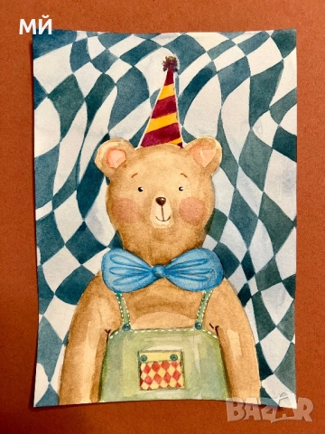 Цветна илюстрация Мечо