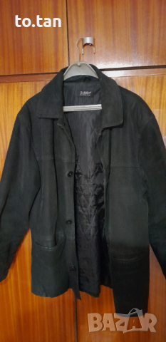 Кожено (велурено) яке , снимка 4 - Якета - 44733431