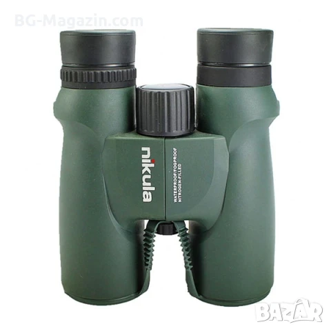 Мощен бинокъл Nikula 10×42 за лов птици животни туристически планина море BAK-4 призма професионален, снимка 5 - Екипировка - 50930559