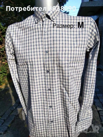 Мъжки ризи НОВИ класически с копчета - размер М и L, снимка 2 - Ризи - 50979681
