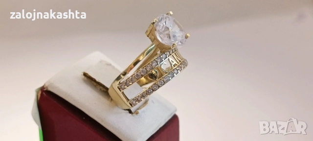 Нов-Златен пръстен -3,42гр/14кр, снимка 3 - Пръстени - 52574104