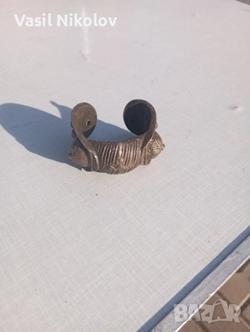 Възрожденска гривна рогата , снимка 2 - Гривни - 52813315