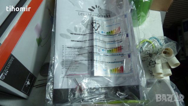 Абажур Немски пет крушки, снимка 6 - Лампиони - 31273619