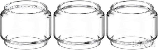 Vaportown 3X резервна балонна стъклена тръба за VandyVape Kylin M RTA 24 мм,Прозрачен, снимка 3 - Други стоки за дома - 42399056